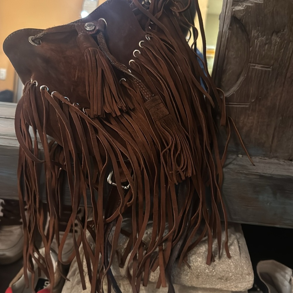 Maje fringe handbag